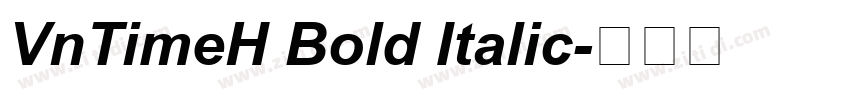 VnTimeH Bold Italic字体转换